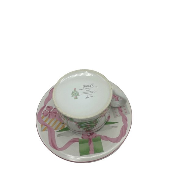 Sango Home for Christmas Cup and Saucer Set of 2 4829 - Picture 5 of 6